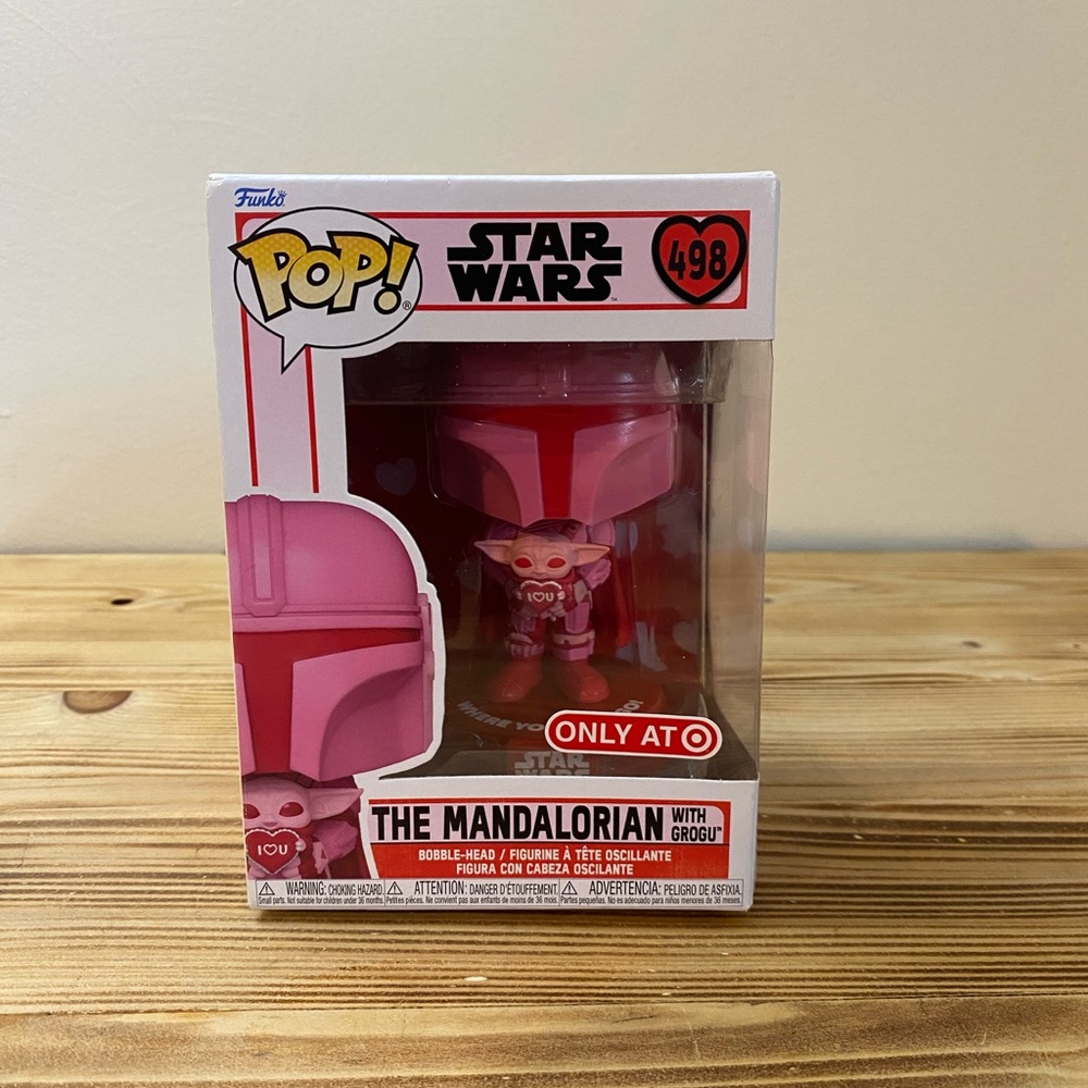 Funko Pop! Star Wars The Mandalorian w/ Grogu (498)